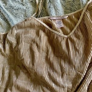 Victoria’s Secret- Shimmery Gold PJ set